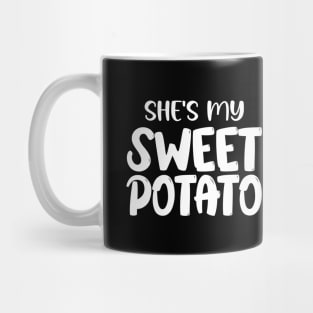 She's My Sweet Potato - I YAM Couple's Matching Mug